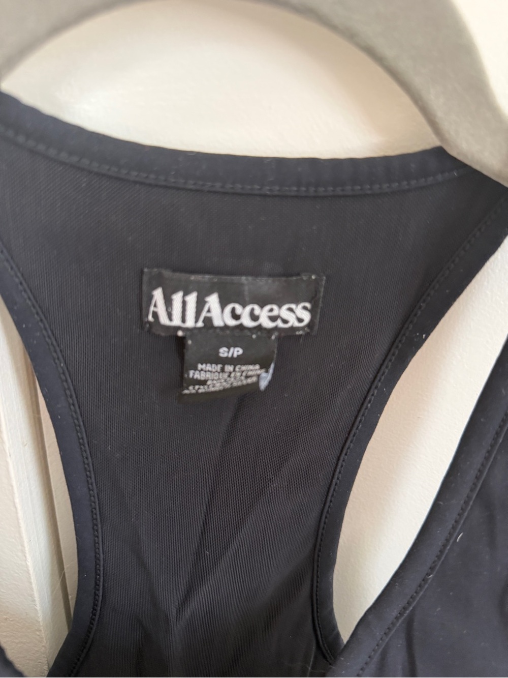ALL ACCESS Black Racerback Athletic Tank - Picture 2 of 3